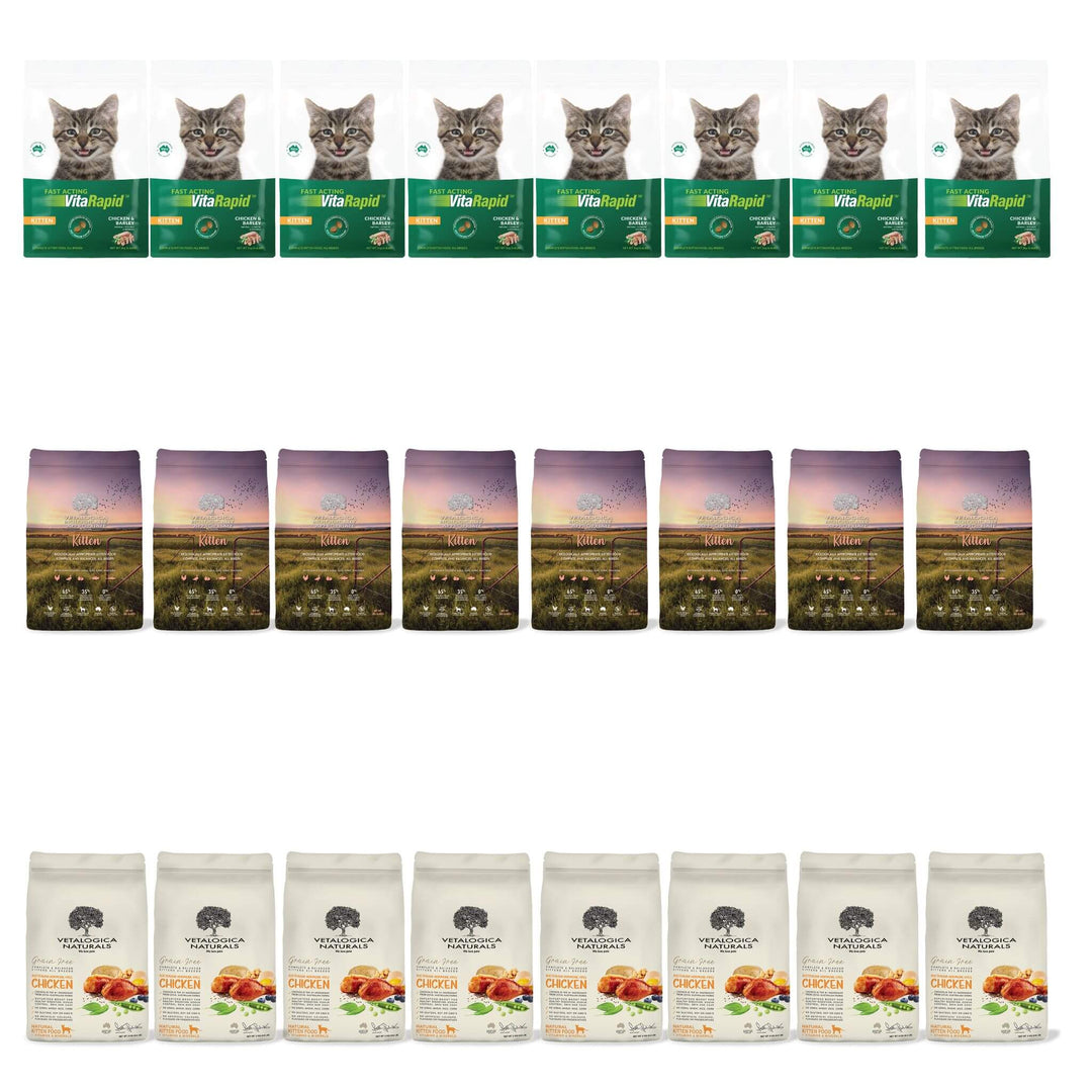 Vetalogica Kitten Samples 24x100g | Naturals & Biologically Appropriate Range