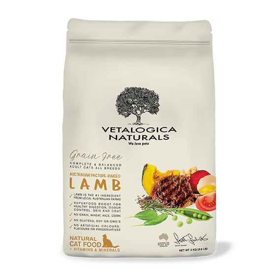 Vetalogica Naturals Grain Free Lamb Adult Cat Food