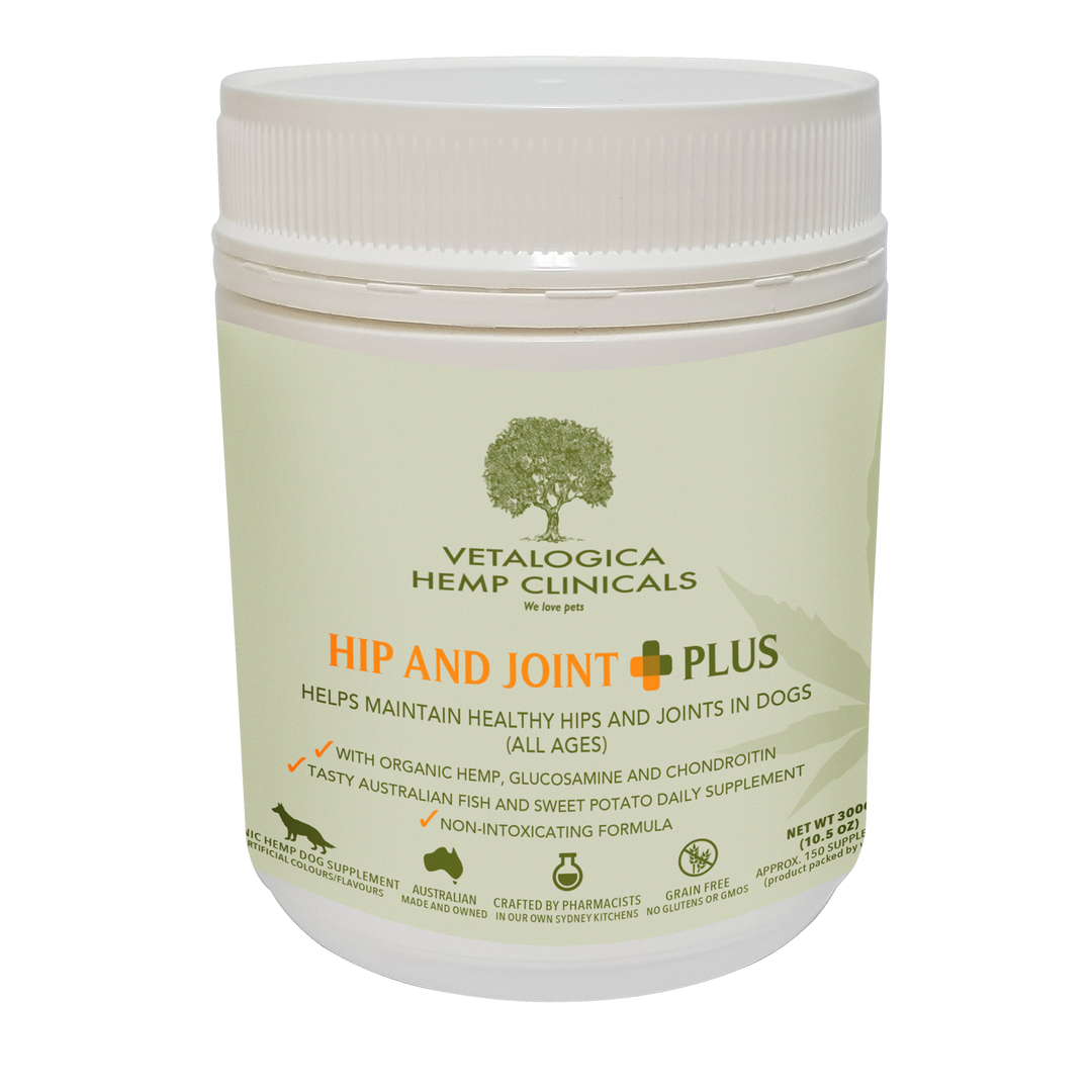 Vetalogica Hemp Clinicals Hip & Joint Plus Supplements for Dogs 300g