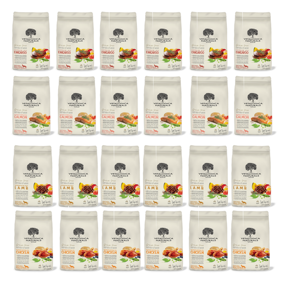 24 x 100g Vetalogica Naturals Grain Free Dog Food SAMPLES
