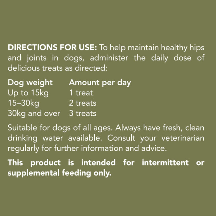 Bundle Pack of 2 x Vetalogica Hemp Clinicals Hip & Joint Treats for Dogs 225g