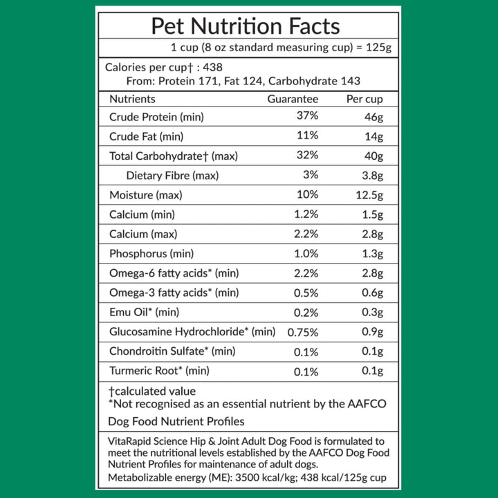 VitaRapid Science Hip & Joint Adult Dog Food