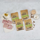Bundle Pack of 4 x Australian Naturals Chicken with Peas Treats for Cats 100g