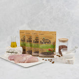 Bundle Pack of 4 x Australian Naturals Chicken with Peas Treats for Cats 100g