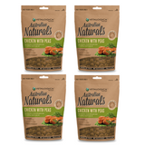 Bundle Pack of 4 x Australian Naturals Chicken with Peas Treats for Cats 100g