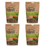 Bundle Pack of 4 x Australian Naturals Chicken with Peas Treats for Dogs 210g