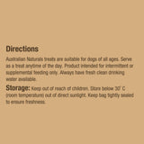 Australian Naturals Chicken with Peas Treats for Dogs 210g