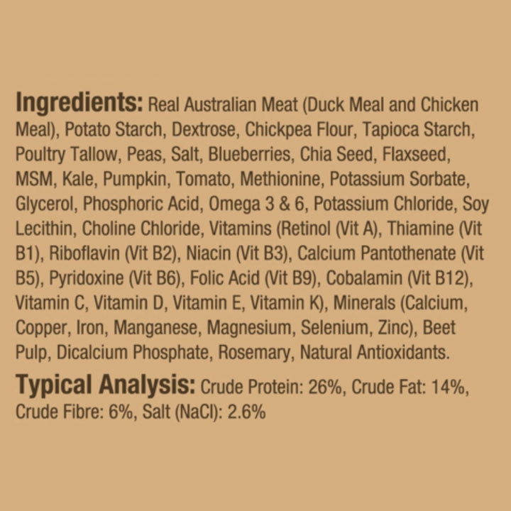 Australian Naturals Duck and Potato Treats for Dogs 210g