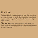 Australian Naturals Lamb with Pumpkin Treats for Dogs 210g
