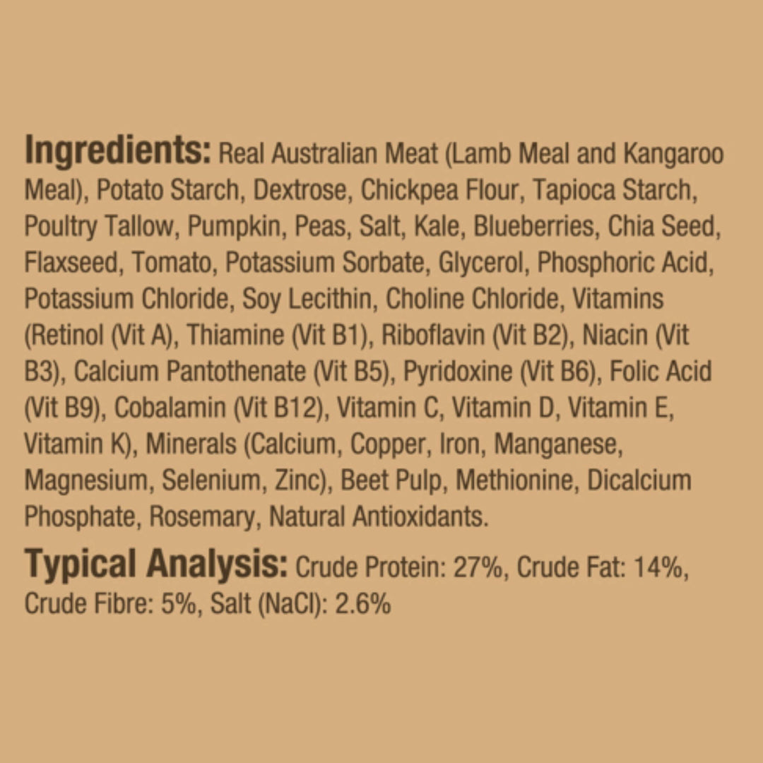 Australian Naturals Lamb with Pumpkin Treats for Dogs 210g