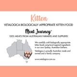 Bundle Pack of 2 x Vetalogica Biologically Appropriate High Quality Protein Kitten Food 3kg