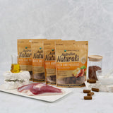Bundle Pack of 4 x Australian Naturals Duck and Potato Treats for Dogs 210g