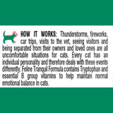 Feline Tranquil Formula 120 chews - L Tryptophan Supplements & Vitamin B for Cats