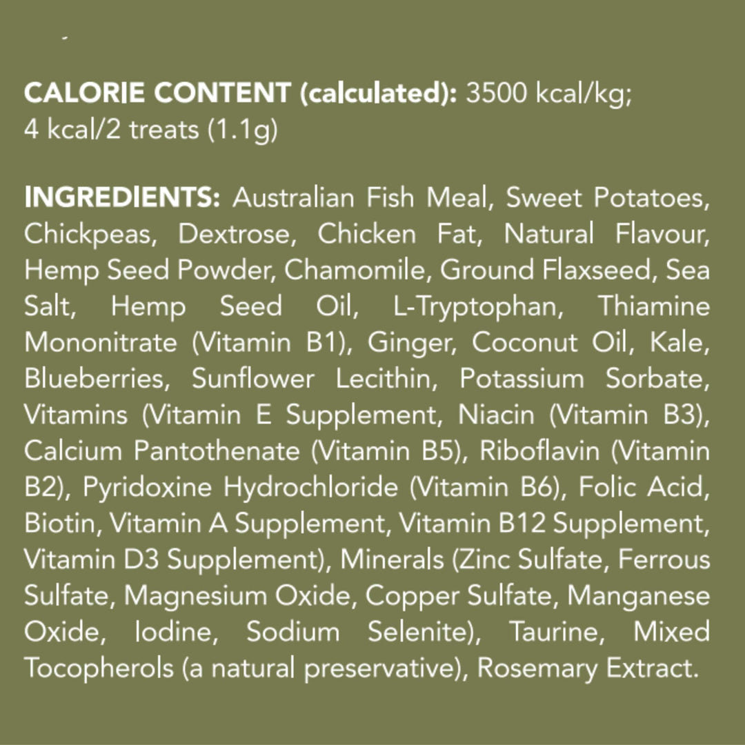 Vetalogica Hemp Clinicals Calming Chews - Treats for Cats 100g