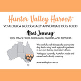 Vetalogica Biologically Appropriate Hunter Valley Harvest Dog Food