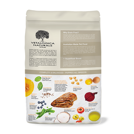 Vetalogica Naturals Grain Free Chicken Puppy Food