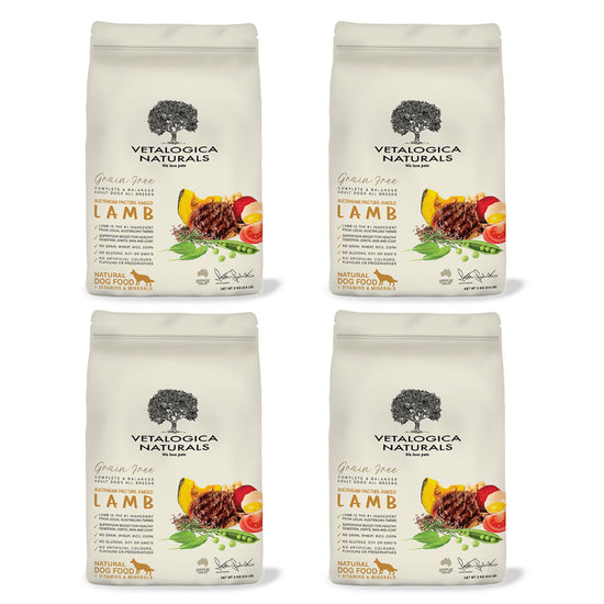 4 x 100g Vetalogica Naturals Grain Free Lamb Dog Food SAMPLES