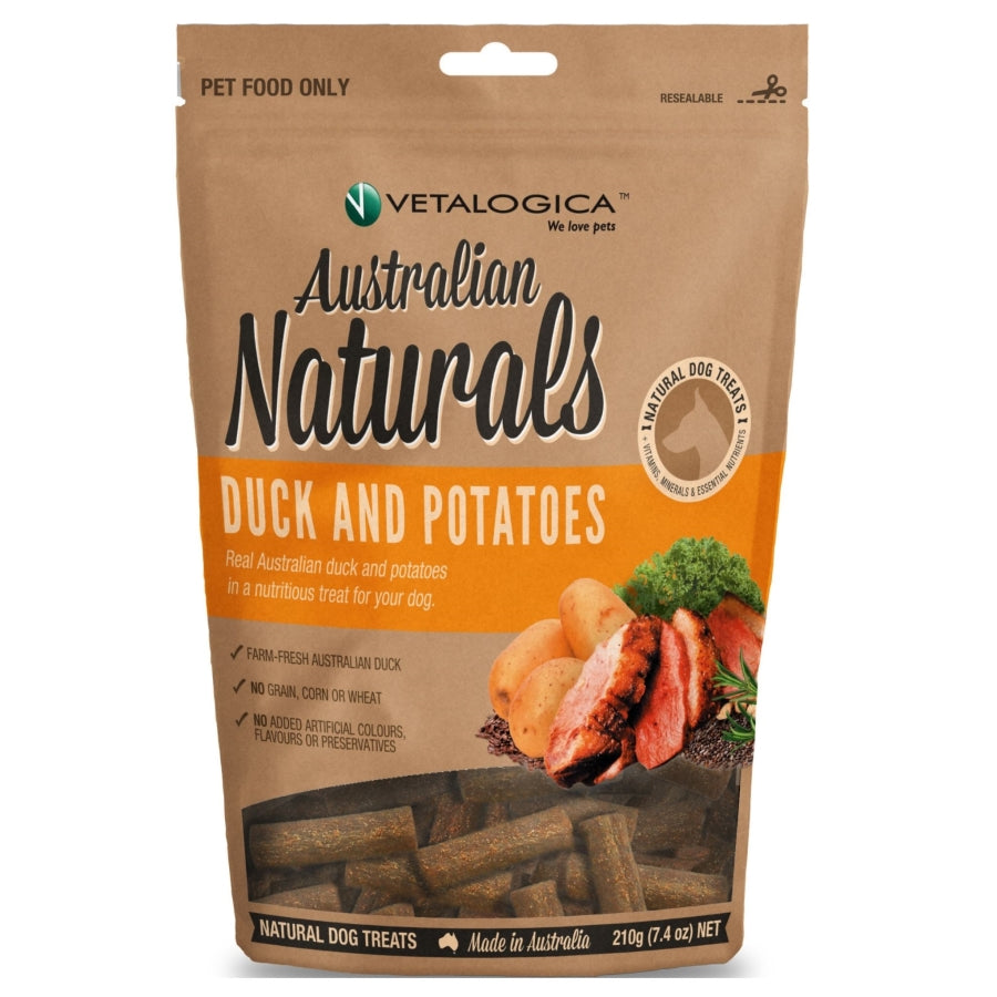 Australian Naturals Duck and Potato Treats for Dogs 210g