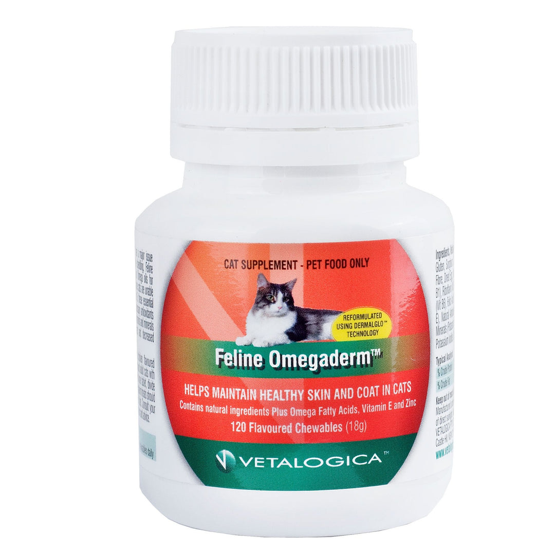 Feline Omegaderm For Cats 120 chews