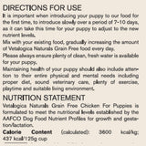 Bundle Pack of 2 x Vetalogica Naturals Grain Free Chicken Puppy Food 3kg