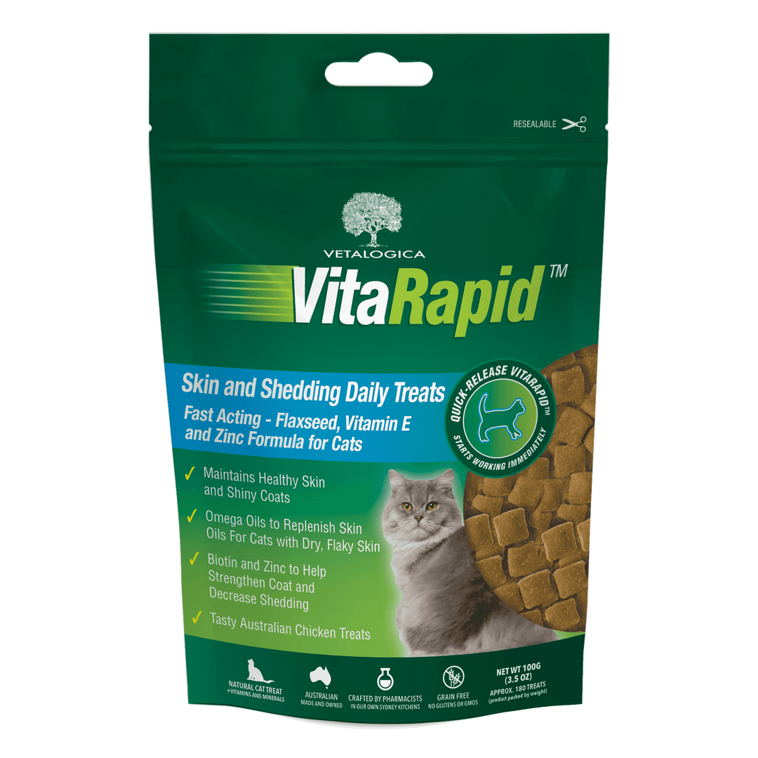 VitaRapid® Skin & Shedding Daily Treats For Cats 100g