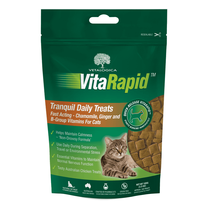 VitaRapid® Tranquil Daily Treats For Cats 100g