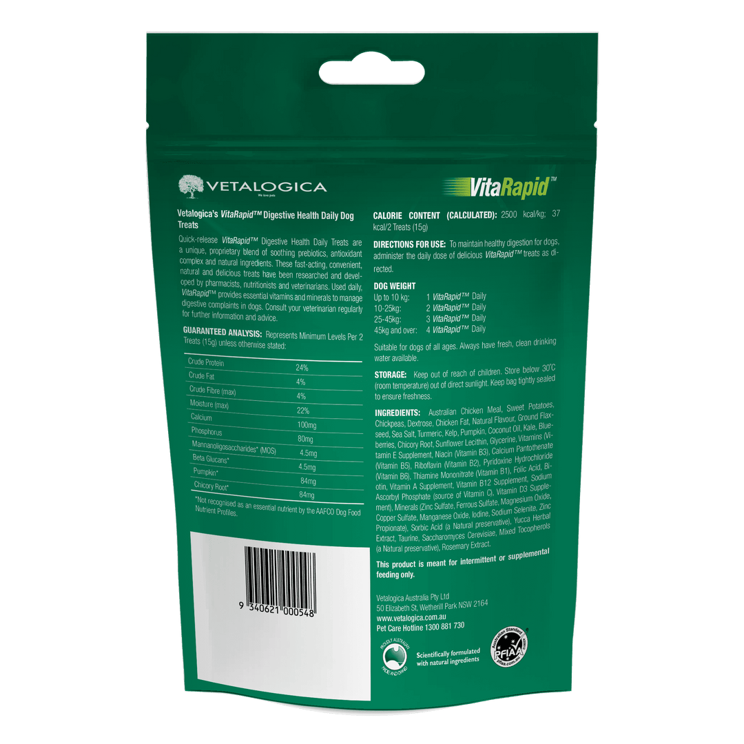 VitaRapid® Digestive Health Daily Treats for dogs 210g