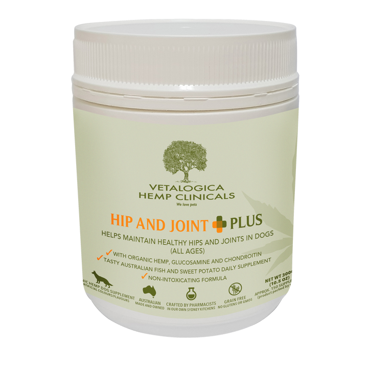Vetalogica Hemp Clinicals Hip & Joint Plus Supplements for Dogs 300g