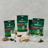 Bundle Pack of 4 x VitaRapid® Joint Care Daily Treats For Cats 100g