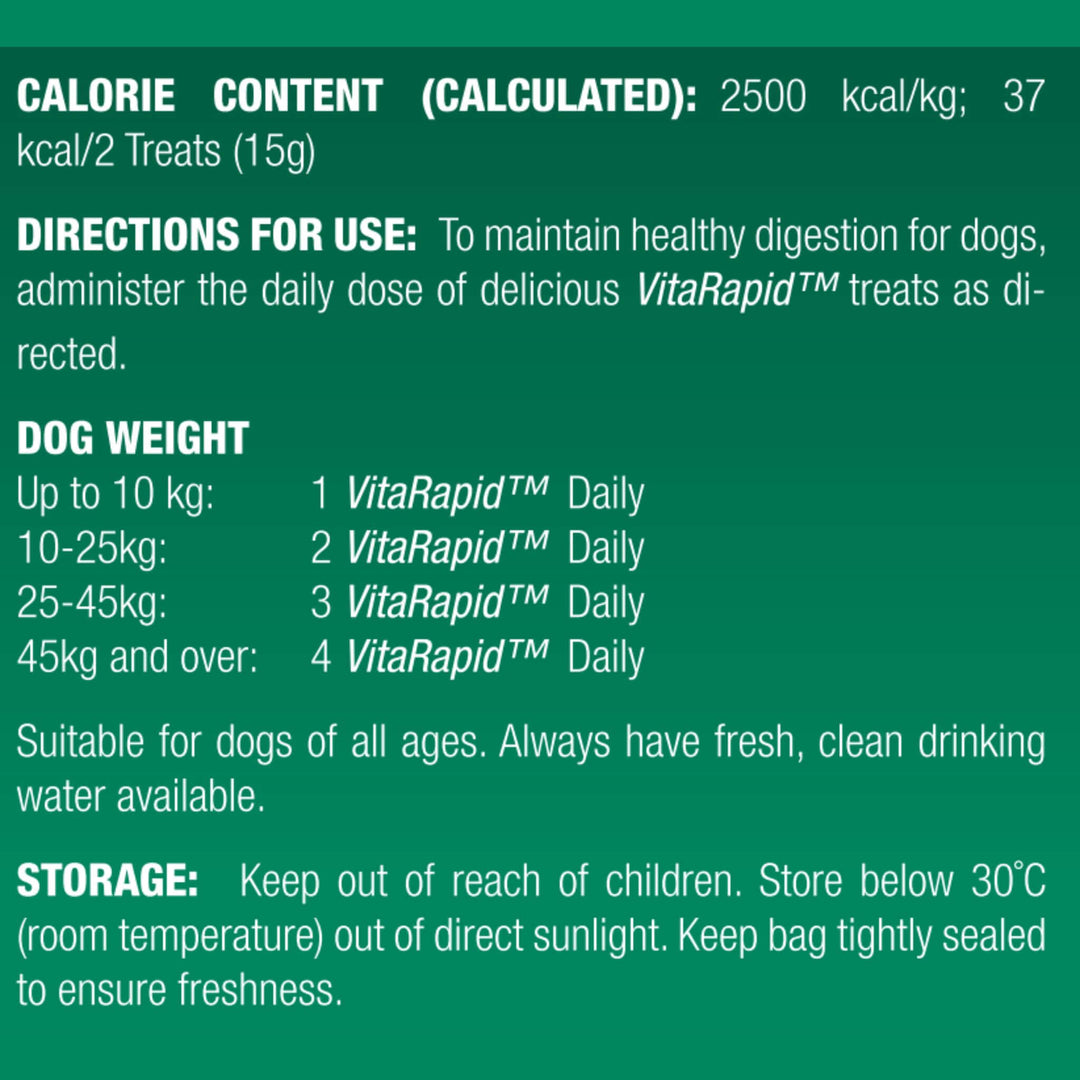 VitaRapid® Digestive Health Daily Treats for dogs 210g