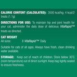 Bundle Pack of 4 x VitaRapid® Joint Care Daily Treats For Cats 100g