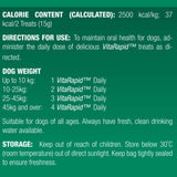 Bundle Pack of 4 x VitaRapid® Oral Care Daily Treats For Dogs 210g