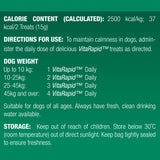 Bundle Pack of 4 x VitaRapid® Tranquil Daily Treats For Dogs 210g